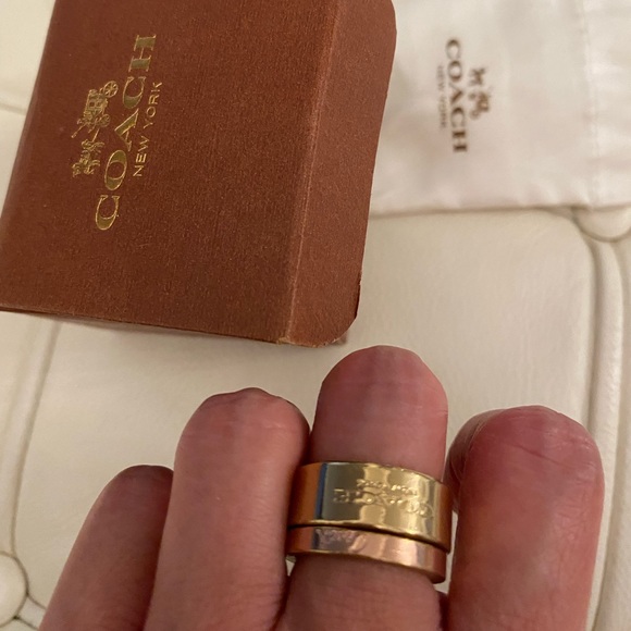 Coach ring / rings set size 5 - Picture 4 of 4